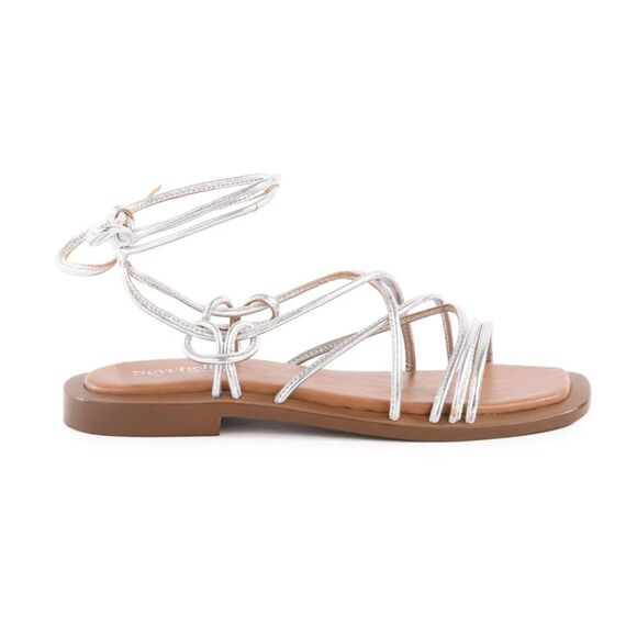 Seychelles Lilac II Sandal - Silver - Size Women's 8.5 - Picture 3 of 4